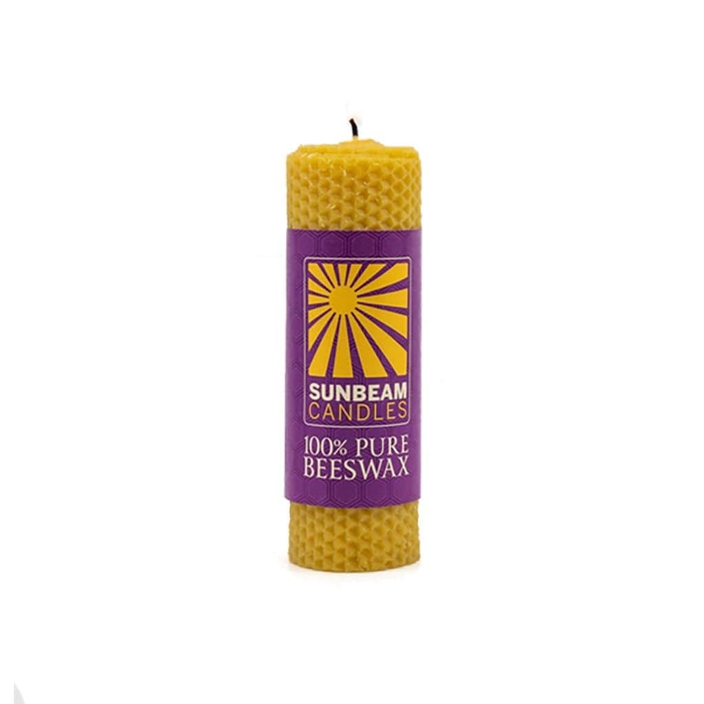 3 x 6 Aromatherapy Beeswax Pillar Candle 