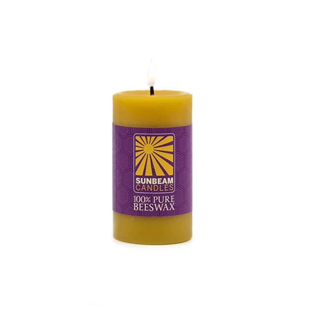 100% Pure Beeswax Pillar Candle-extra large 3 wick Beeswax Pillar