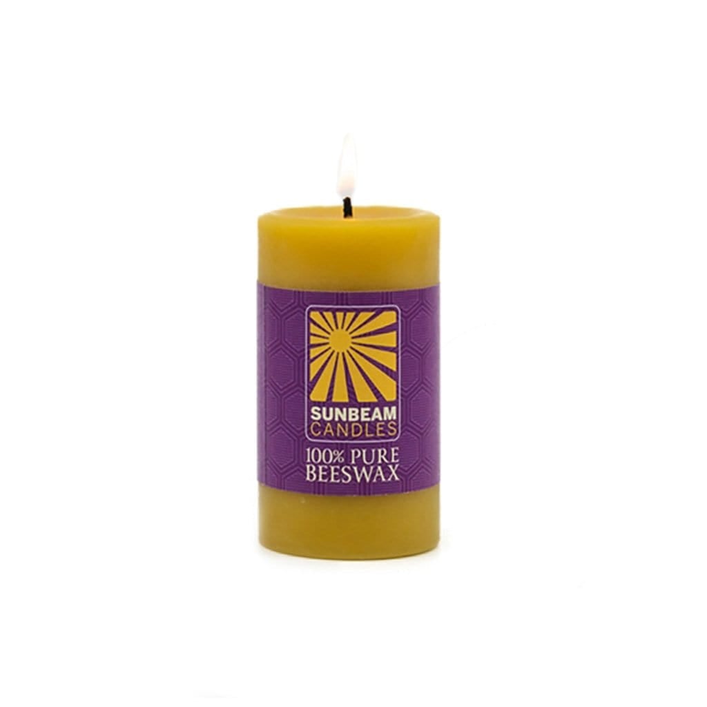 Beeswax Smooth Pillar Candles 2&quot; x 3.25&quot;   at Boston General Store
