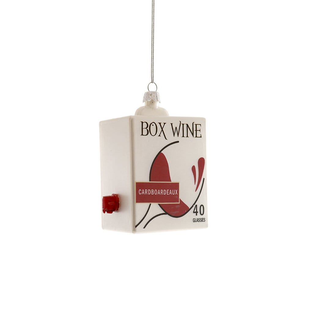 Boxed Wine Ornament    at Boston General Store