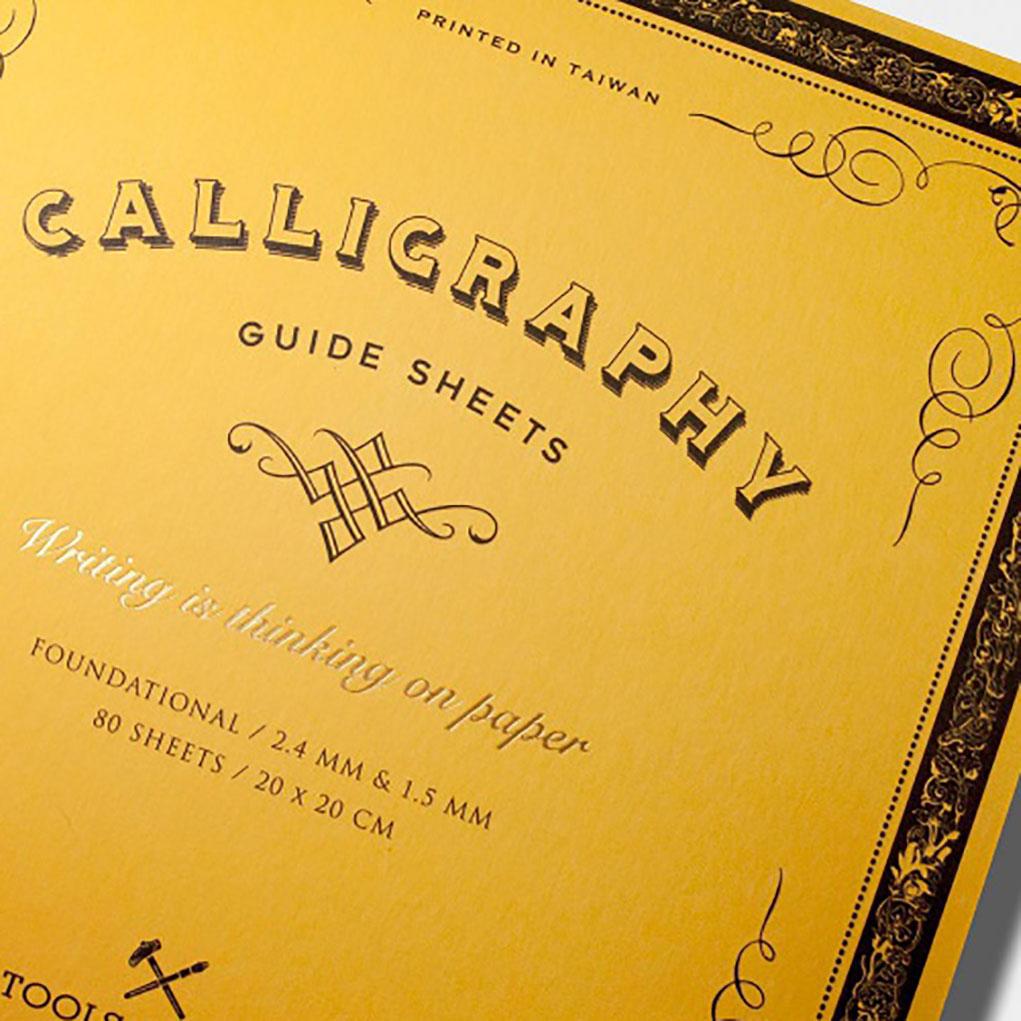 Calligraphy Guide Sheets by Tools to Liveby | Boston General Store