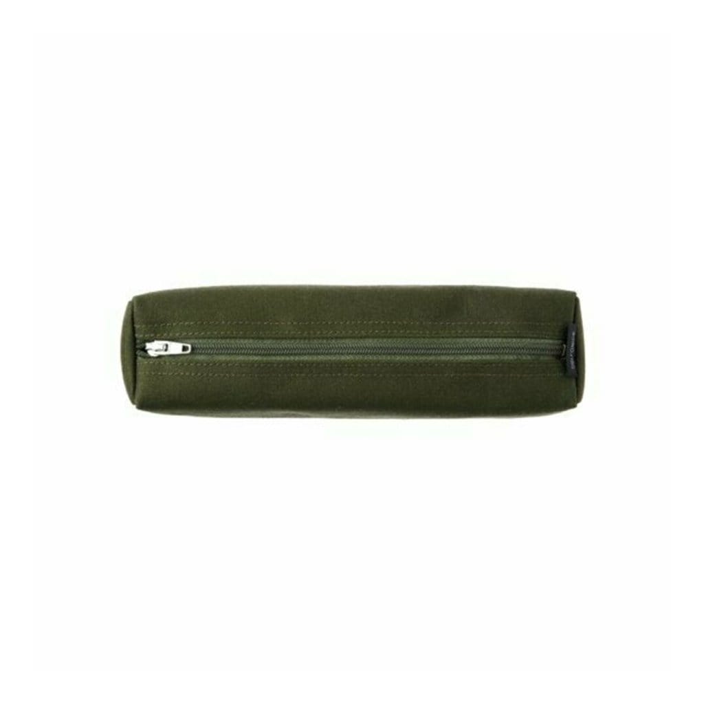 Canvas Box Pen Case Olive   at Boston General Store