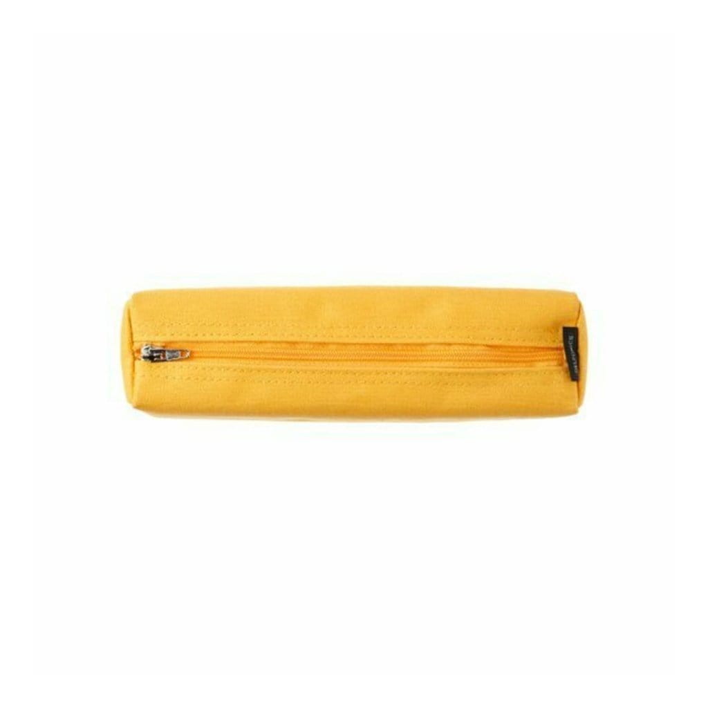 Canvas Box Pen Case Yellow   at Boston General Store