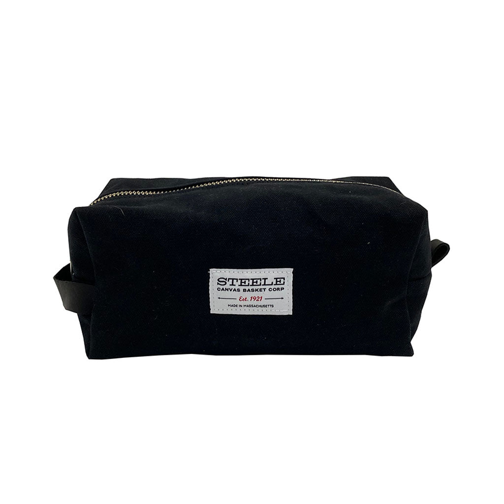 Canvas Dopp Kit Black   at Boston General Store