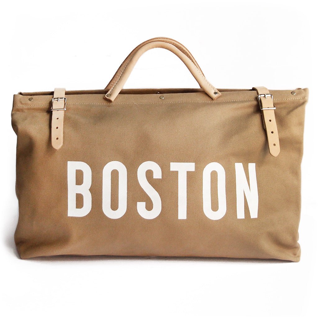 Canvas Utility Bag Khaki   at Boston General Store