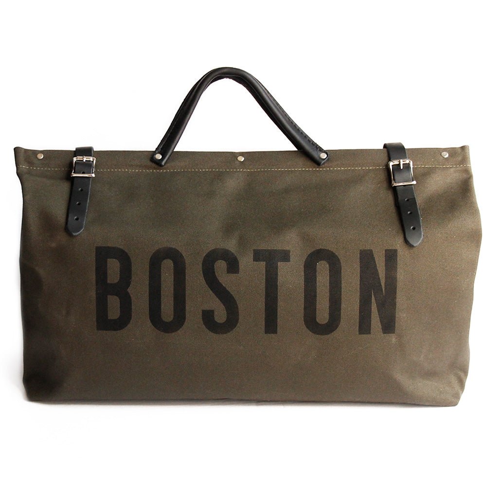 Canvas Utility Bag Olive   at Boston General Store