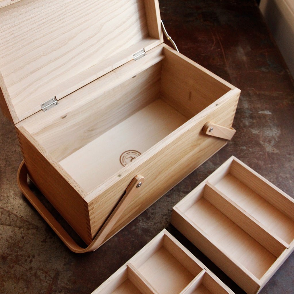 Chestnut Sewing Box    at Boston General Store