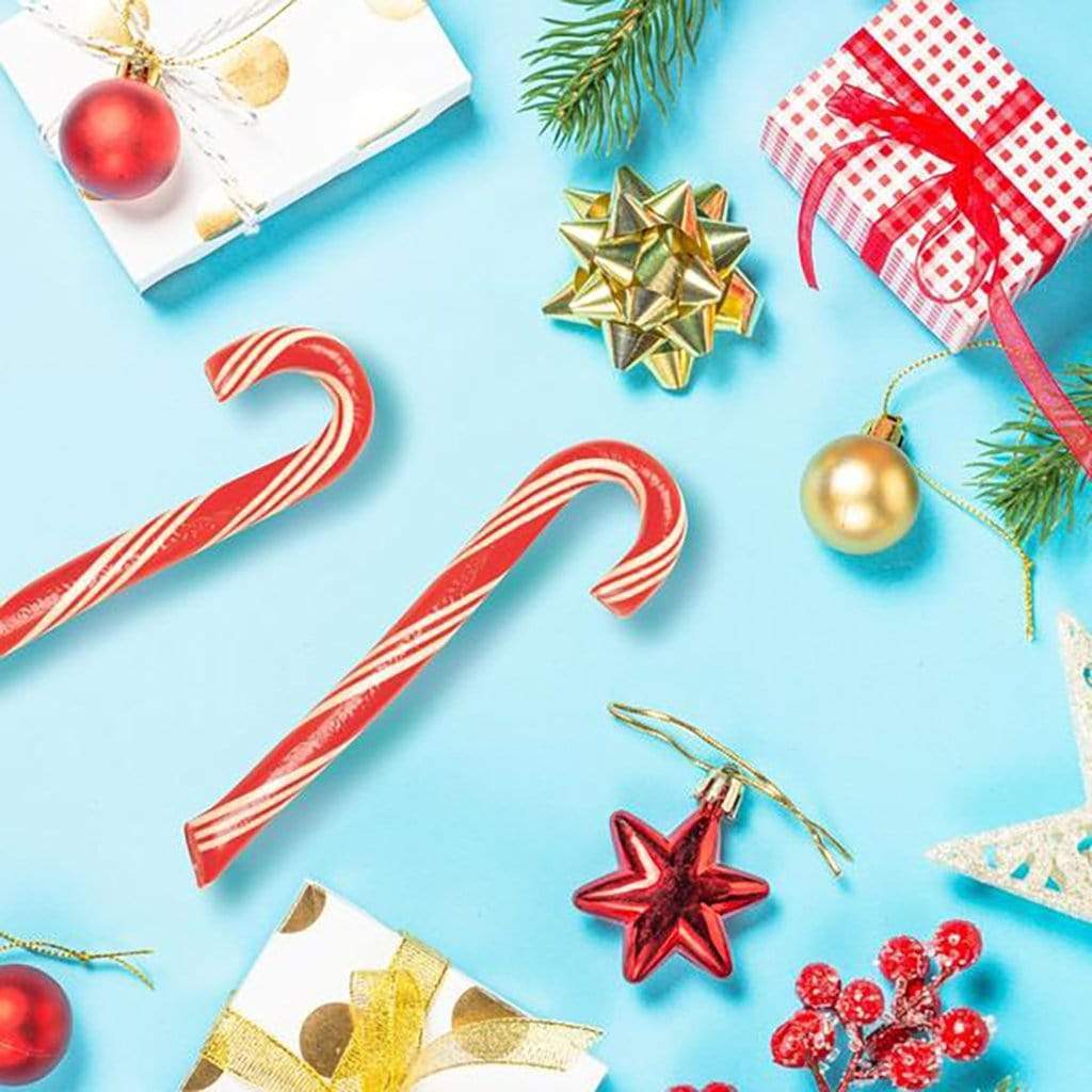 Chocolate Filled Peppermint Candy Cane    at Boston General Store