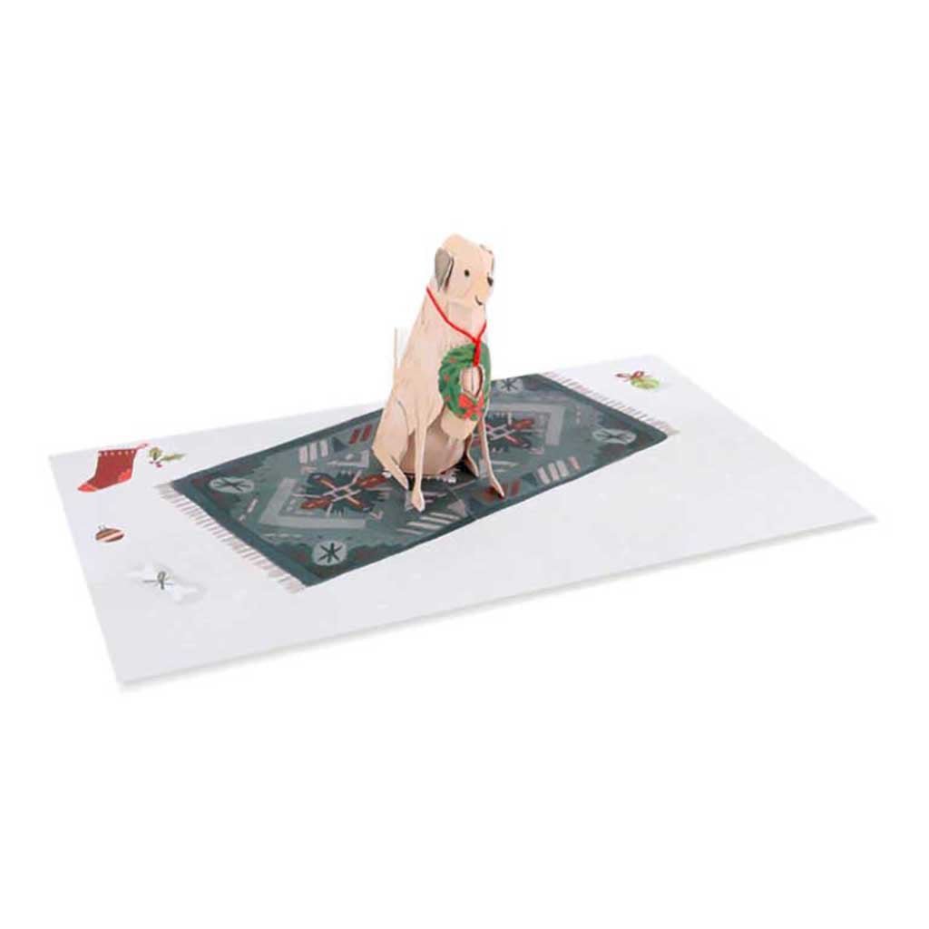 Christmas Dog Pop - Up Card Boston General Store
