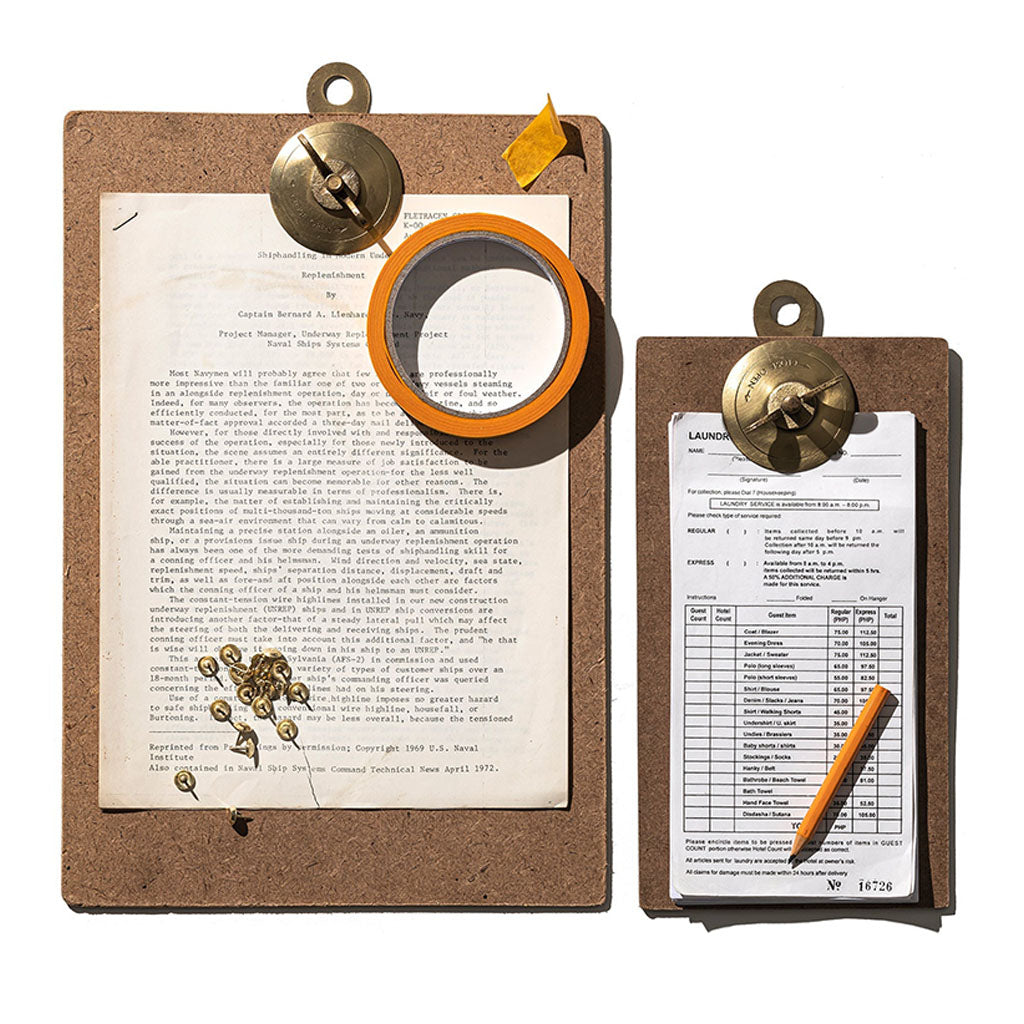 Brass Screw Clipboard    at Boston General Store