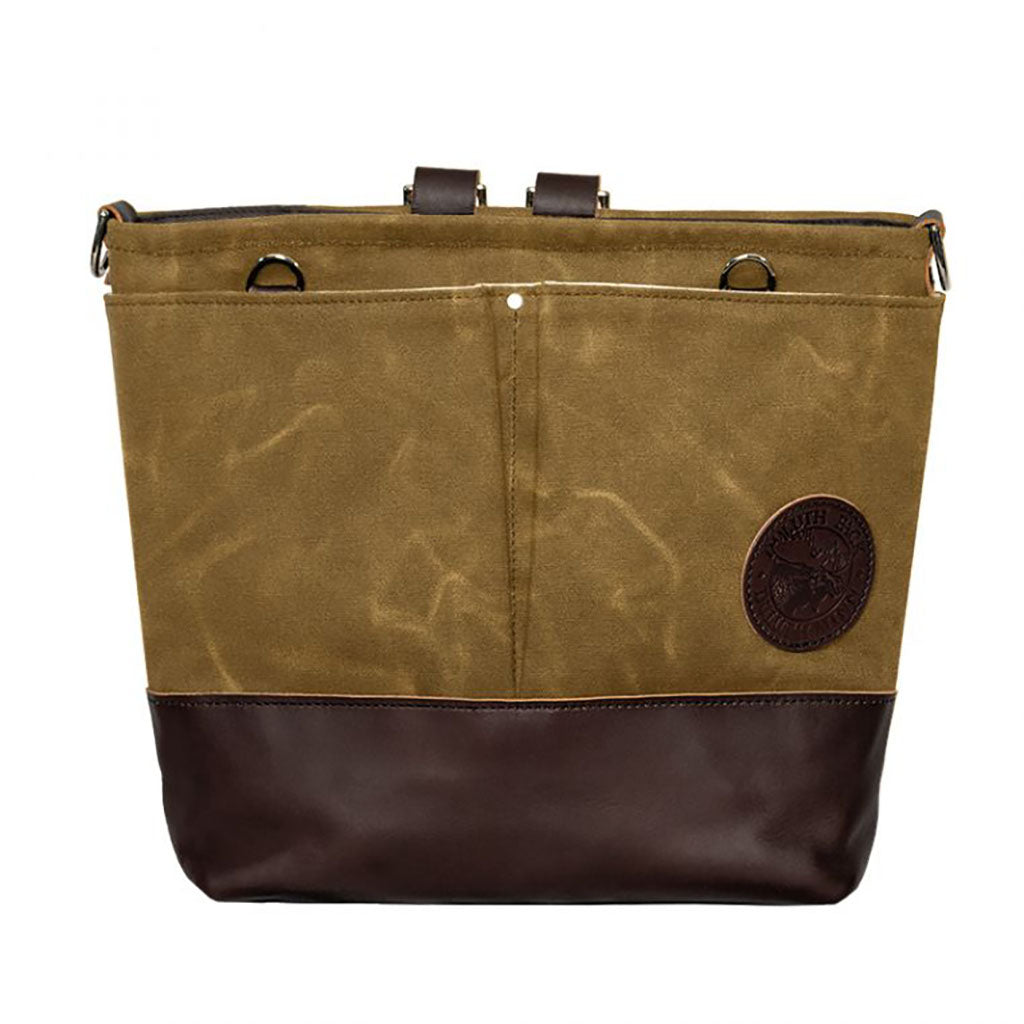 Convertible Jet Setter Tote Waxed Khaki   at Boston General Store