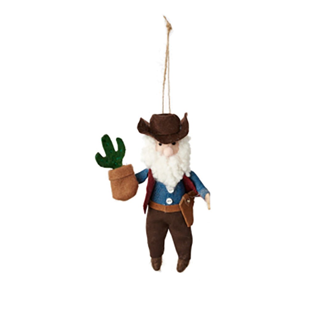Cowboy Holiday Ornament Cowboy Guy   at Boston General Store