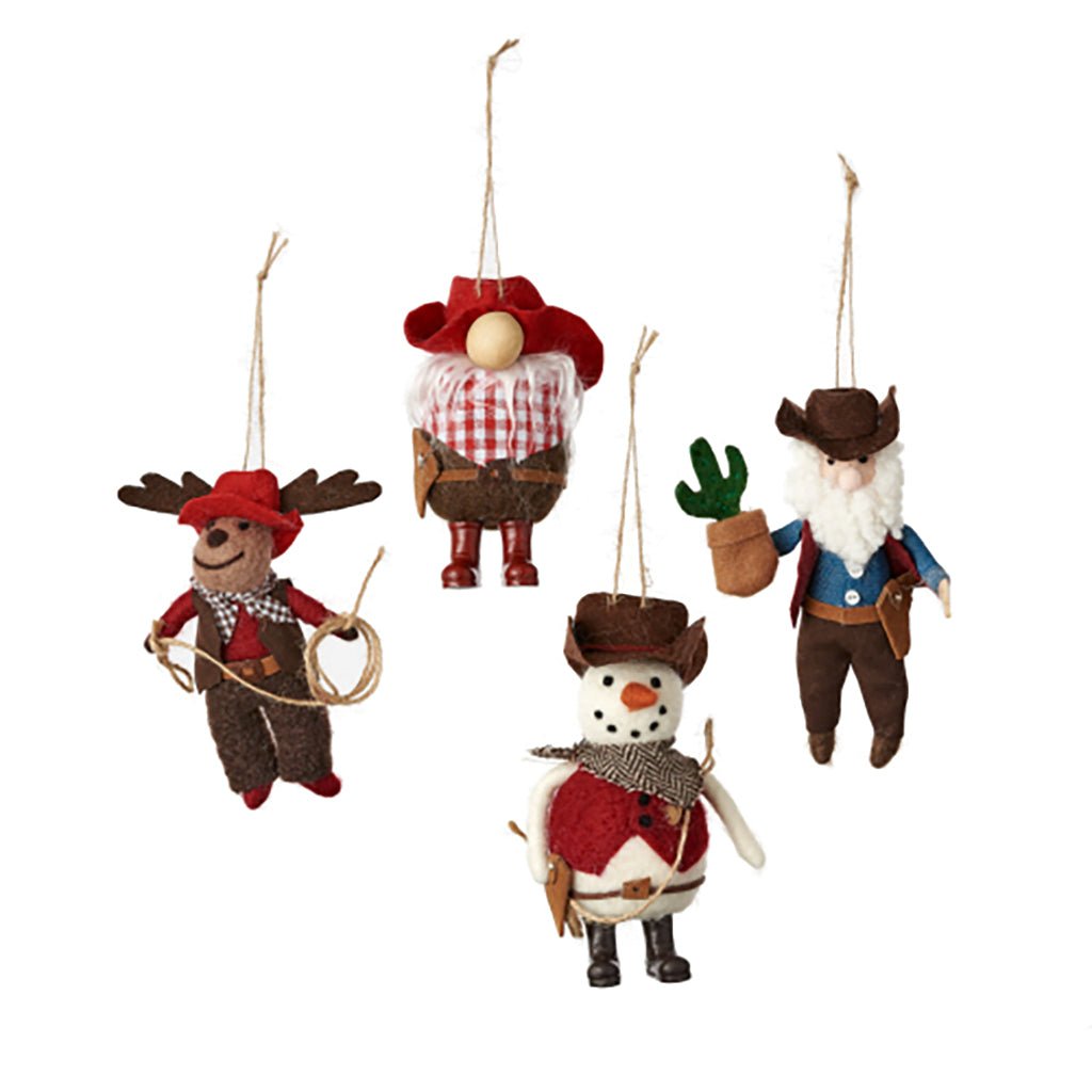 Cowboy Holiday Ornament    at Boston General Store