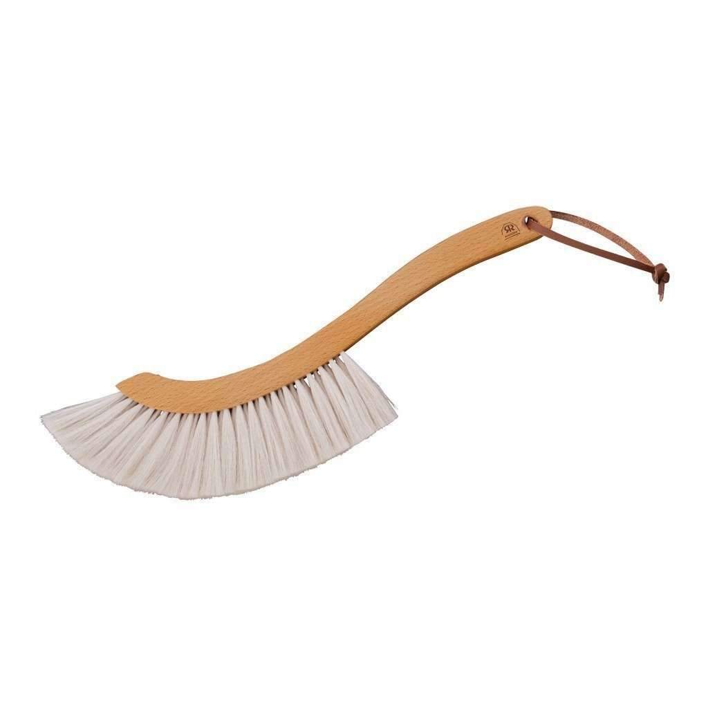Curved Goat Hair Dust Brush    at Boston General Store