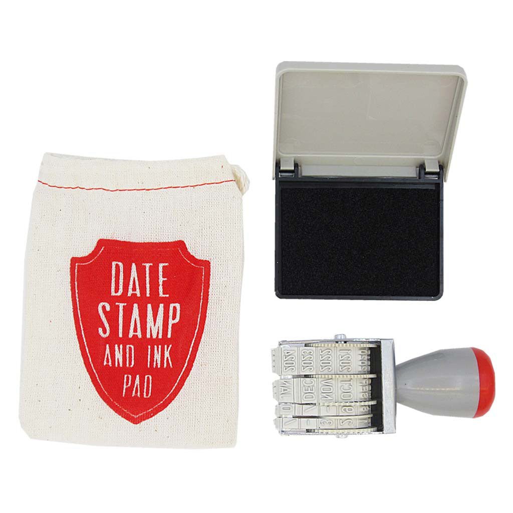 Date Stamp + Ink Pad by The Regional Assembly of Text