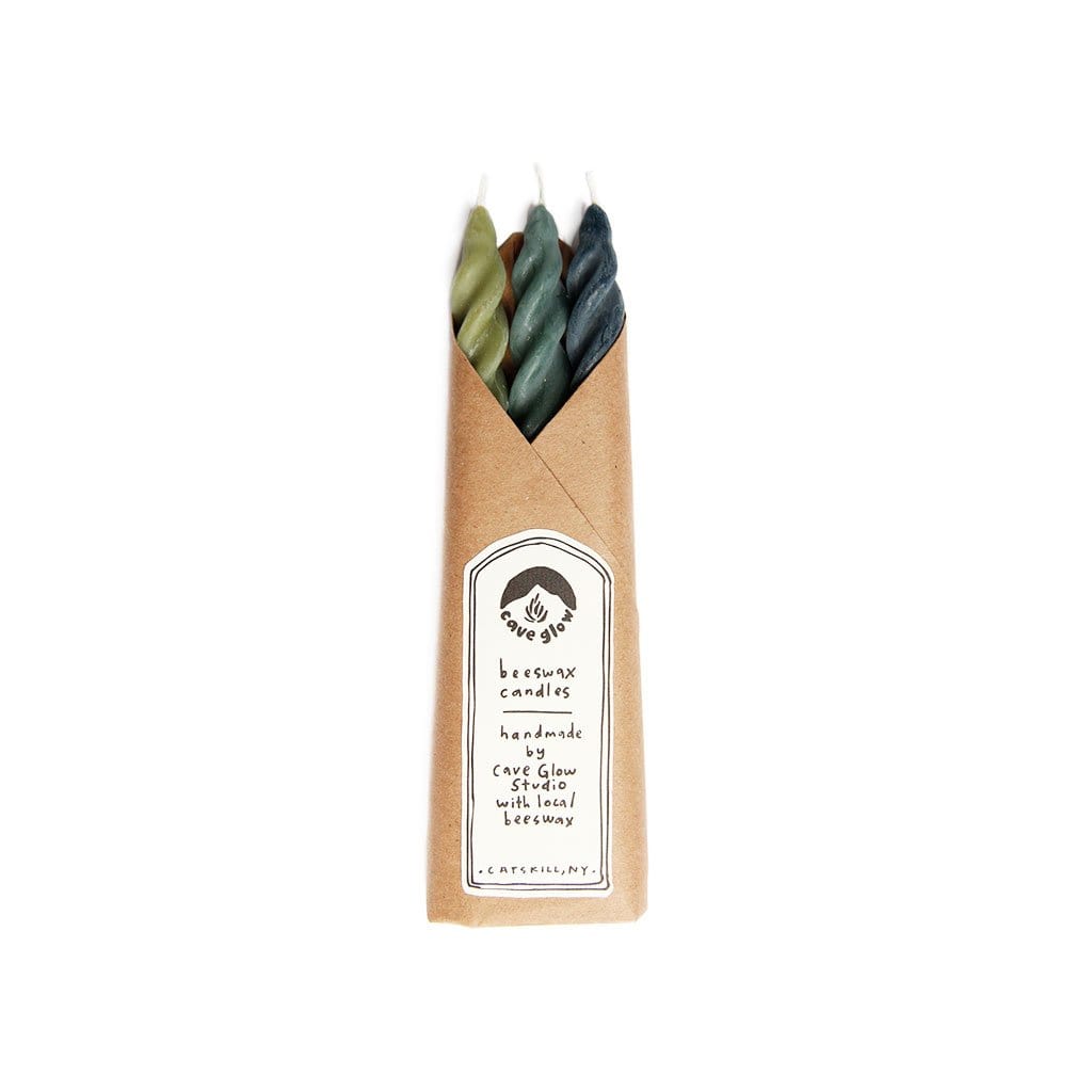 Dusk Beeswax Spiral Candles Boston General Store