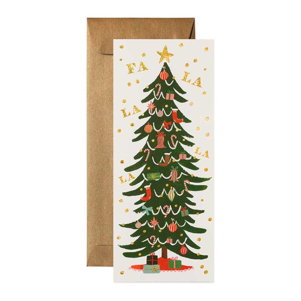 Fa La La Tree No.10 Card    at Boston General Store