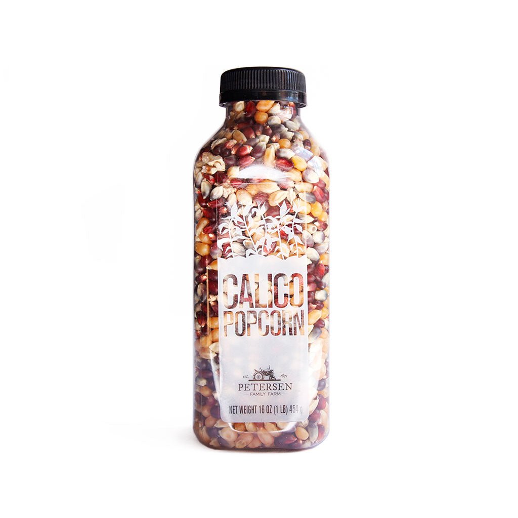 Farm Fresh Calico Bottled Popcorn    at Boston General Store