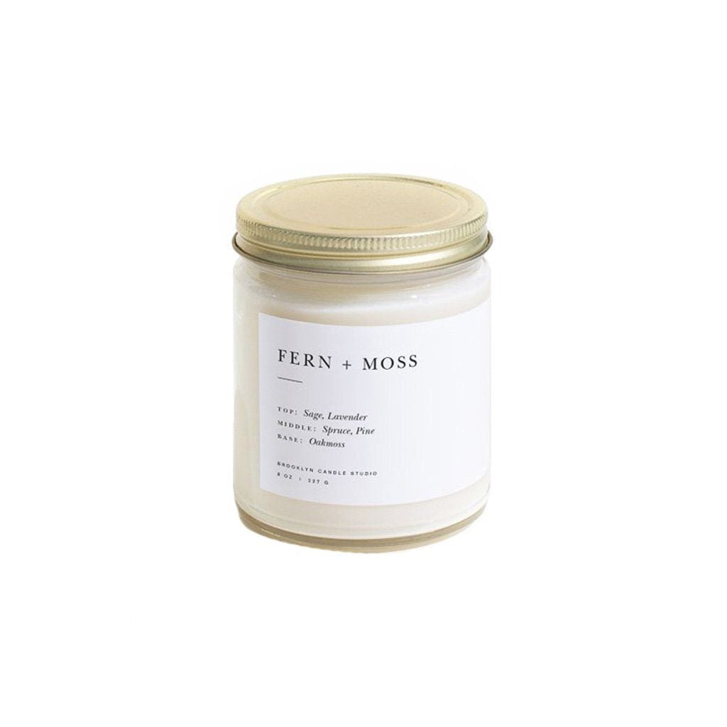 Fern + Moss Minimalist Candle    at Boston General Store