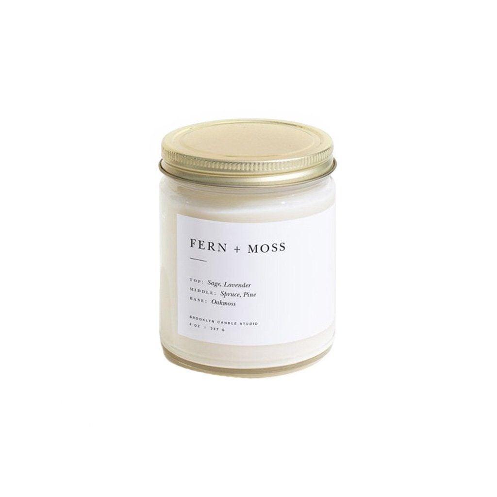Fern + Moss Minimalist Candle Boston General Store