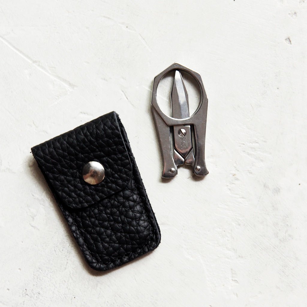 Folding Scissors in Black Case    at Boston General Store