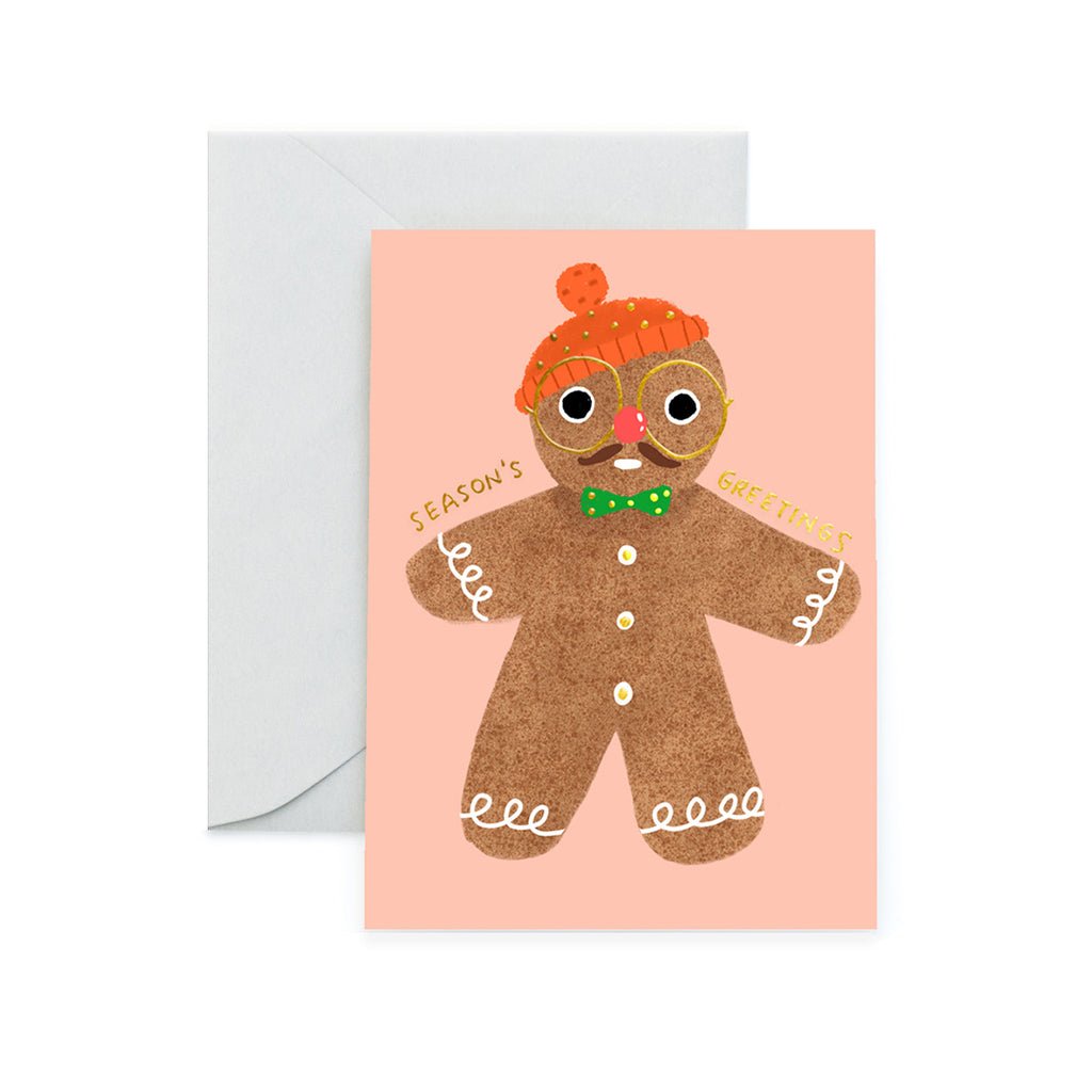 Gingerbread Guy Holiday Card    at Boston General Store