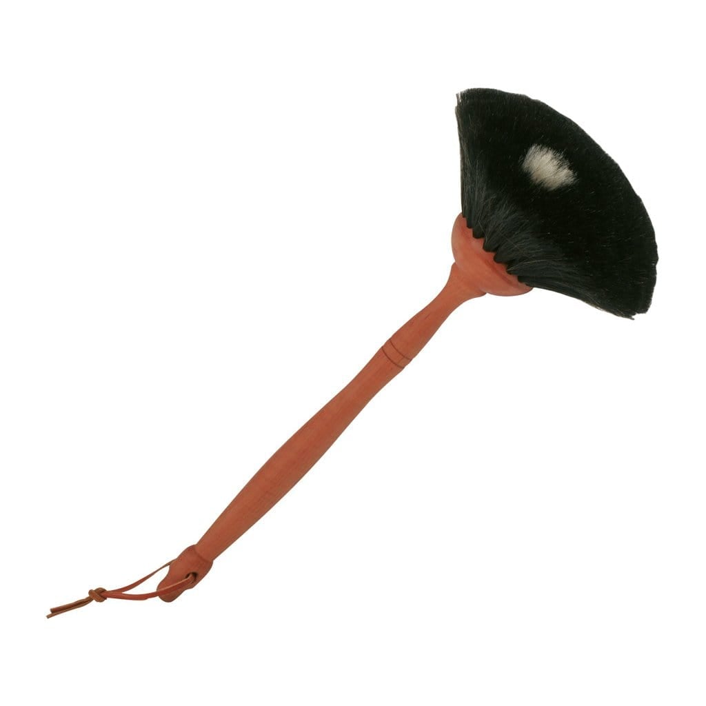 Goat Hair Dust Brush - Black
