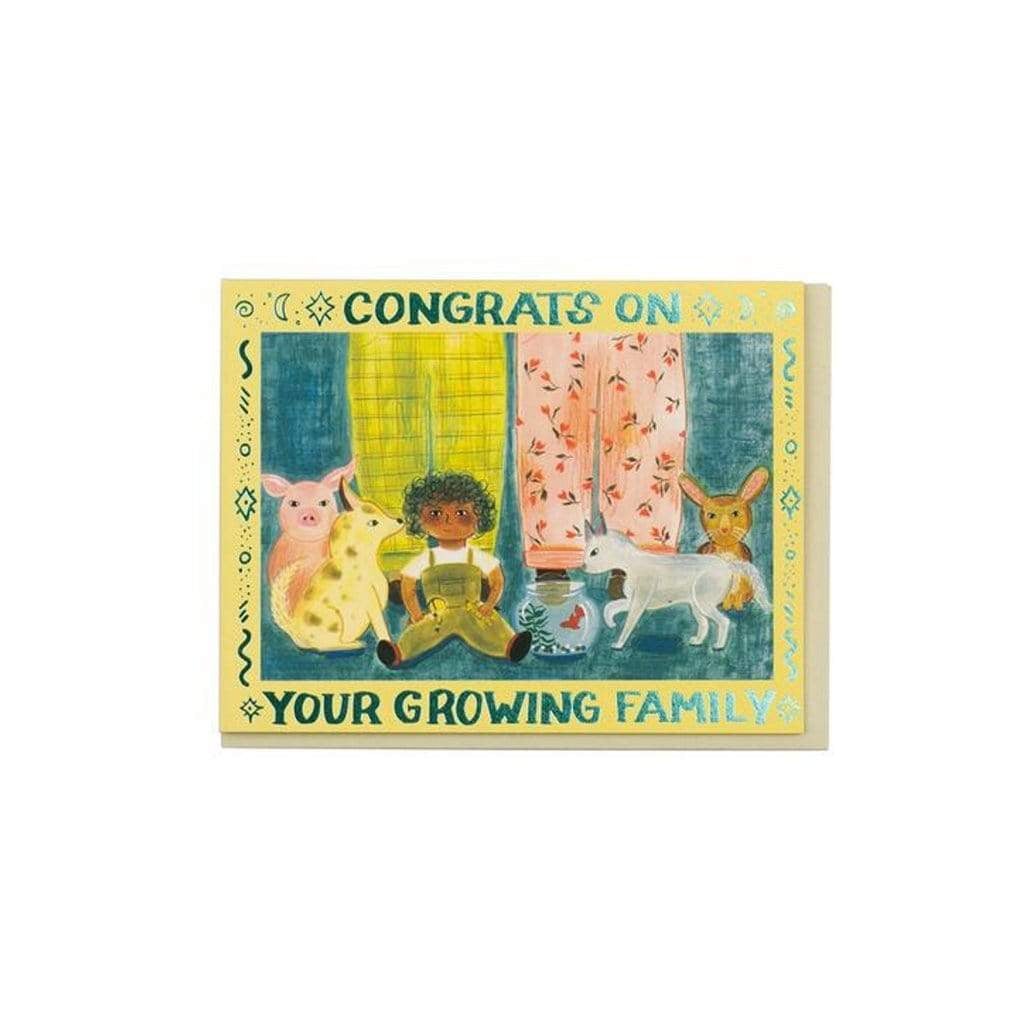 Growing Family Baby Card    at Boston General Store