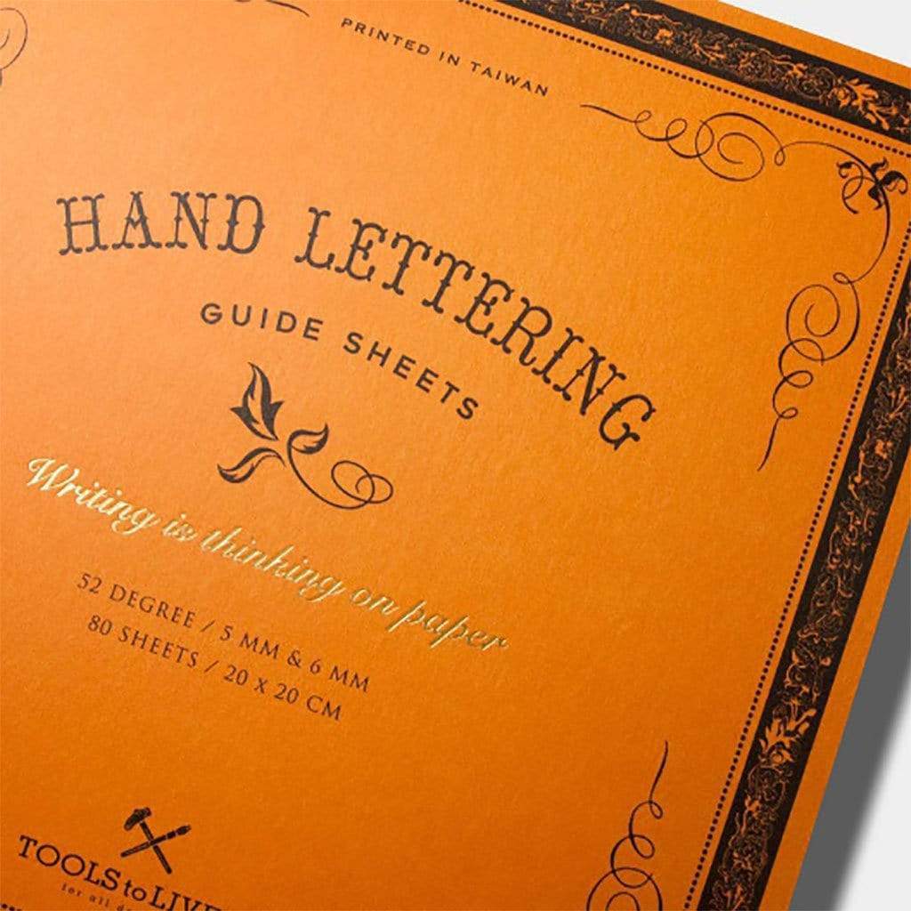 Tools to Liveby Hand Lettering Guide Sheets