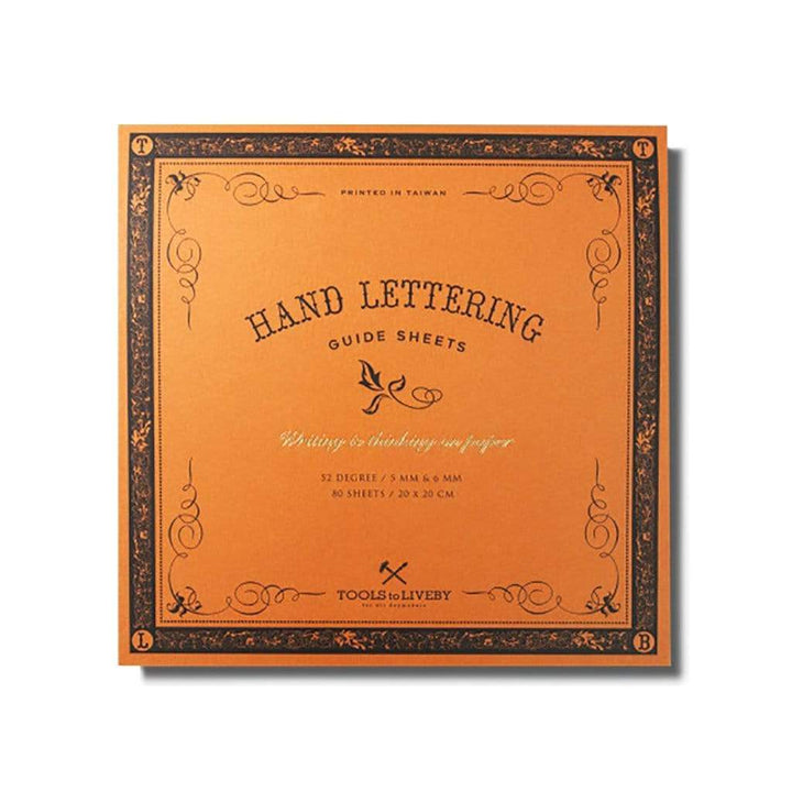 Tools to Liveby Hand Lettering Guide Sheets | Boston General Store