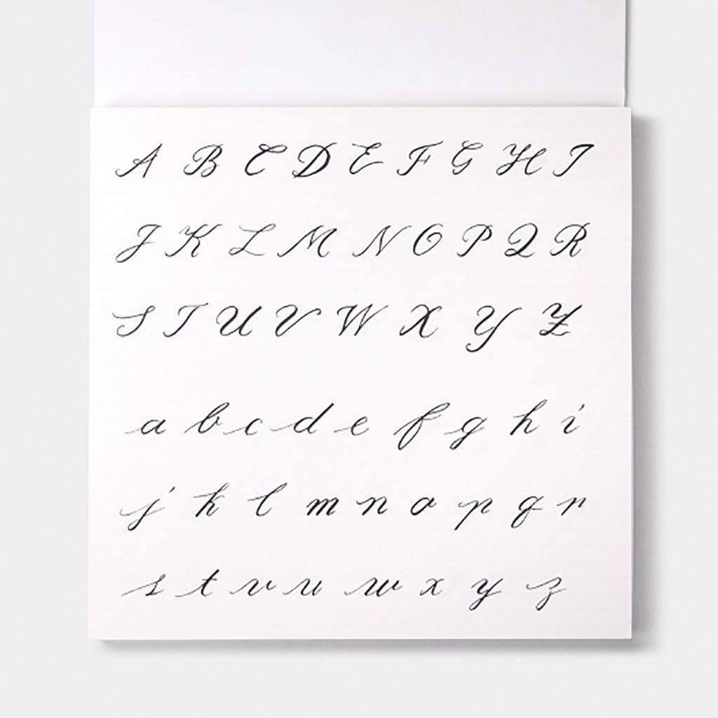 Hand Lettering Guide Sheets Boston General Store