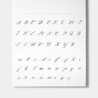 Hand Lettering Guide Sheets Boston General Store