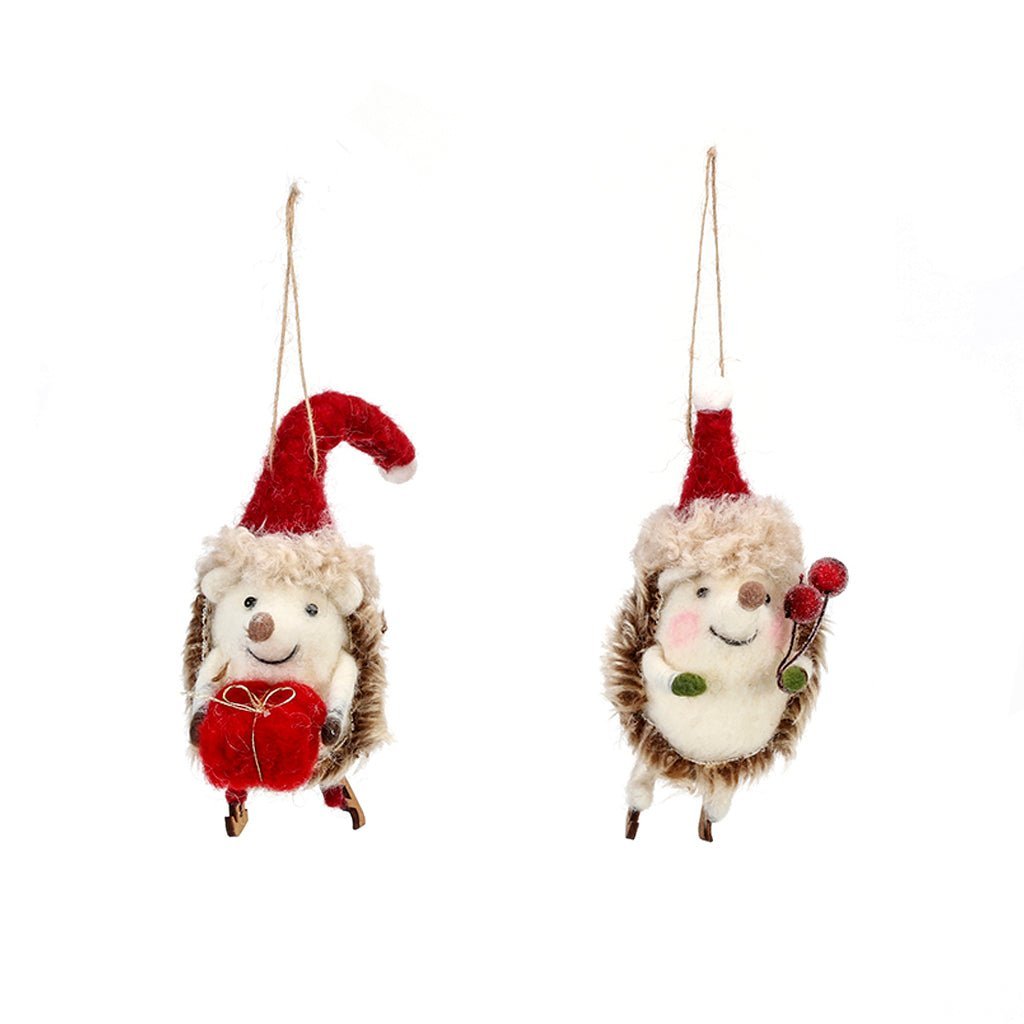 Hedgehog Holiday Ornament    at Boston General Store