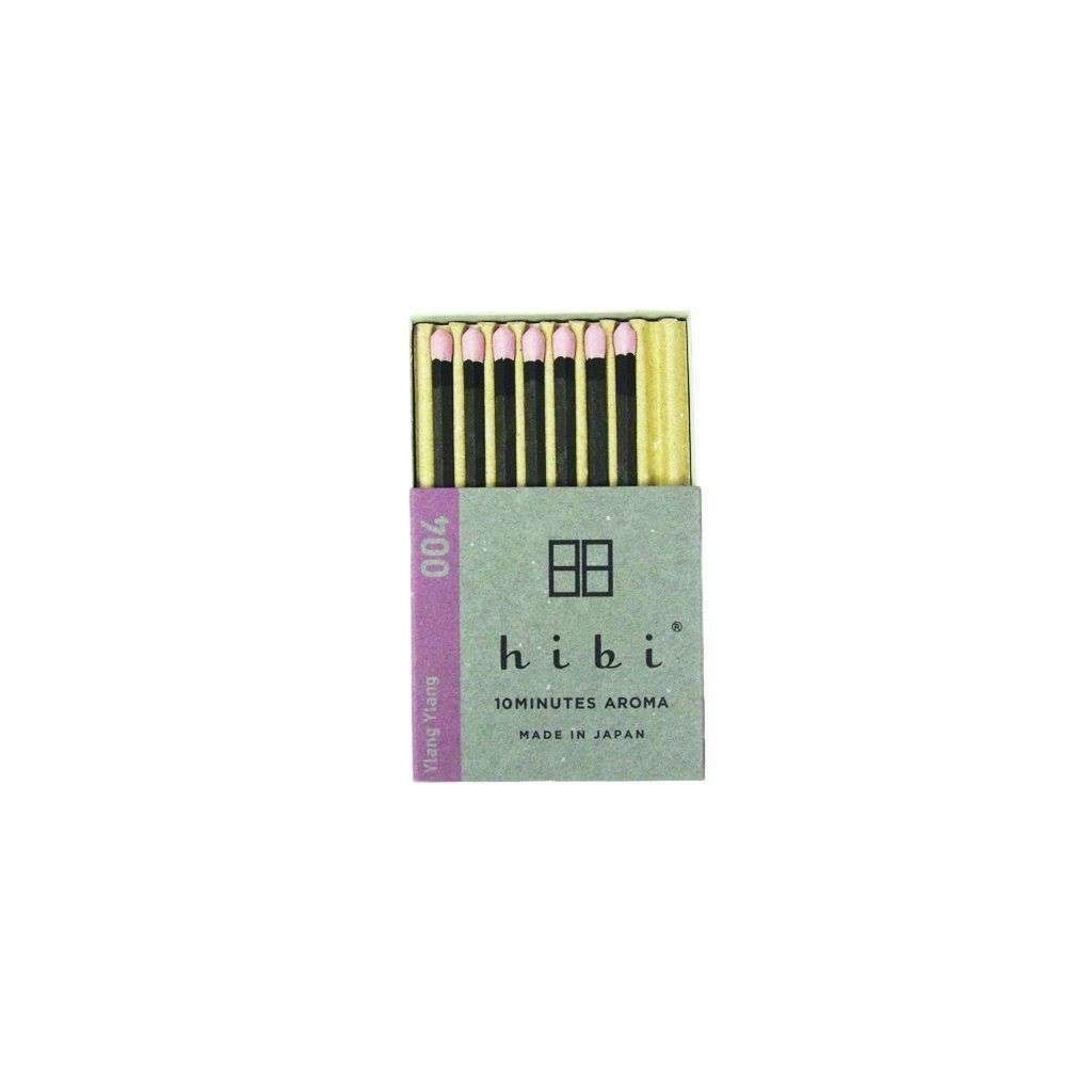 Hibi Incense Matches Ylang Ylang Box of 8  at Boston General Store