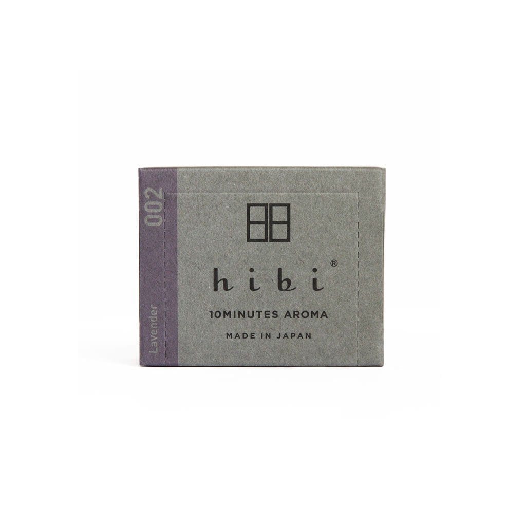 Hibi Incense Matches Lavender Box of 30  at Boston General Store