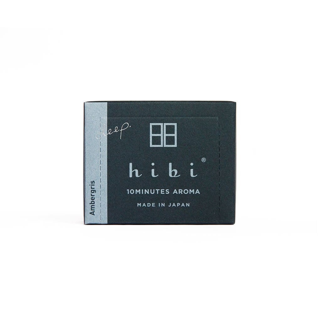 Hibi Incense Matches Ambergris Box of 30  at Boston General Store