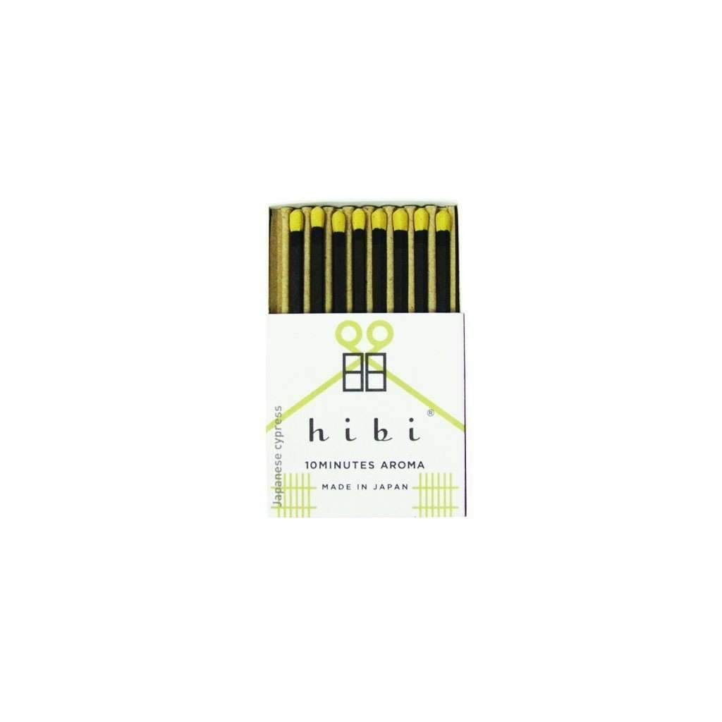 Hibi Incense Matches Japanese Cypress Box of 8  at Boston General Store