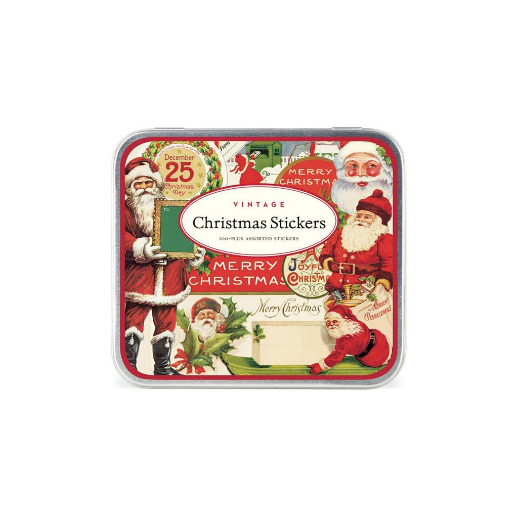 Holiday Stickers in Tin    at Boston General Store