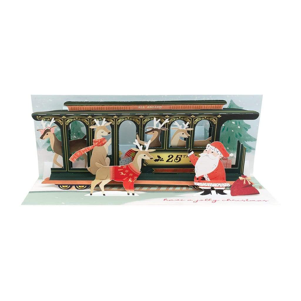 Holiday Train Panoramic Card Boston General Store