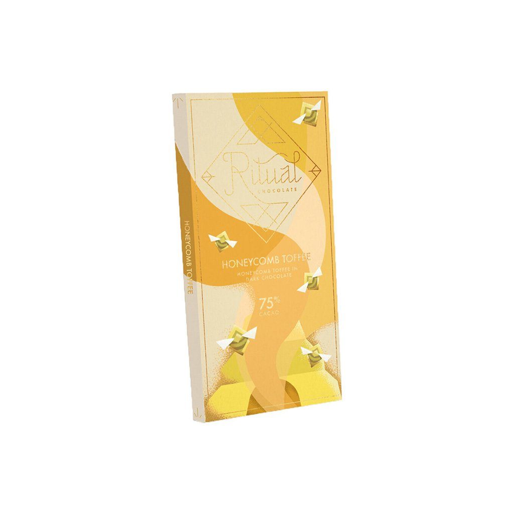Honeycomb Toffee 75% Dark Chocolate    at Boston General Store