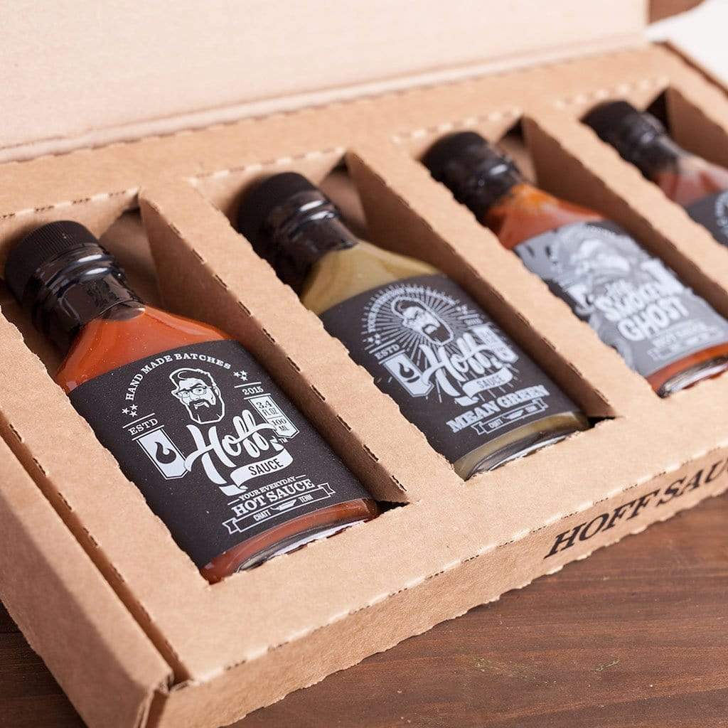 Hot Sauce Mini Flask Gift Box    at Boston General Store