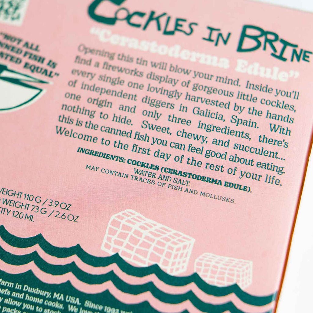 Island Creek x Mariscadora Cockles in Brine Boston General Store