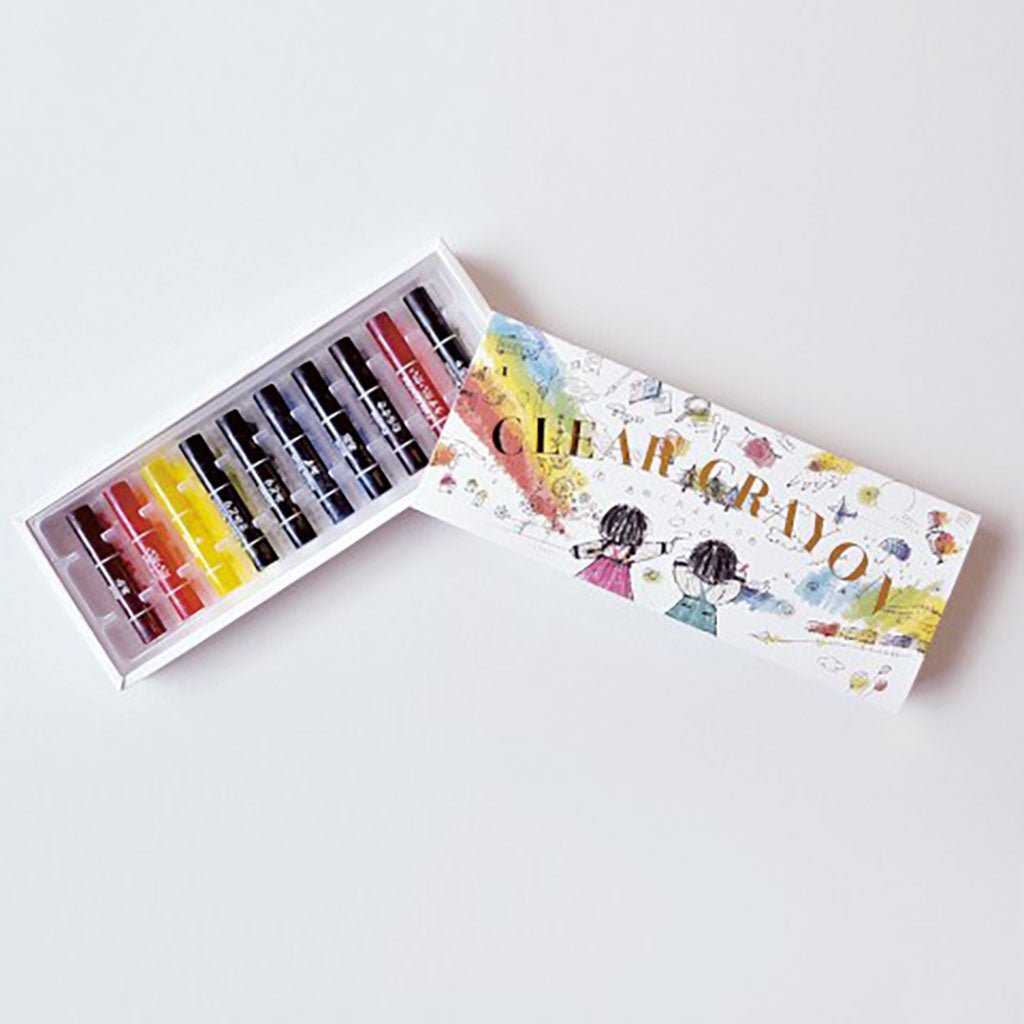 Winner wax crayons water-soluble plastic box of 10