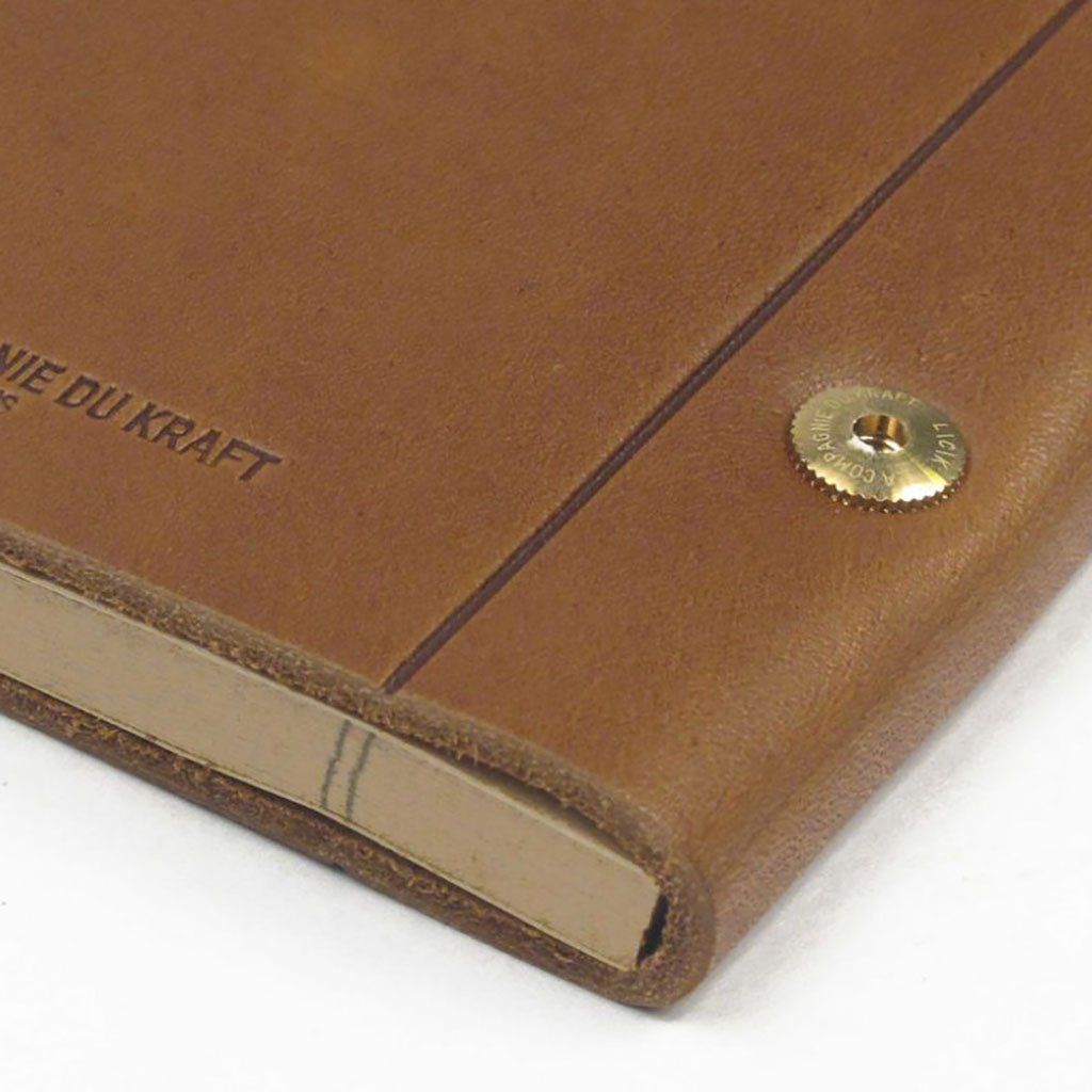 La Compagnie Du Kraft Refillable Leather Journal - A6    at Boston General Store