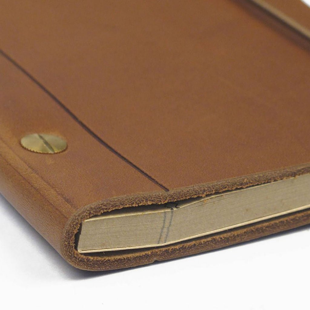 La Compagnie Du Kraft Refillable Leather Journal - A6    at Boston General Store