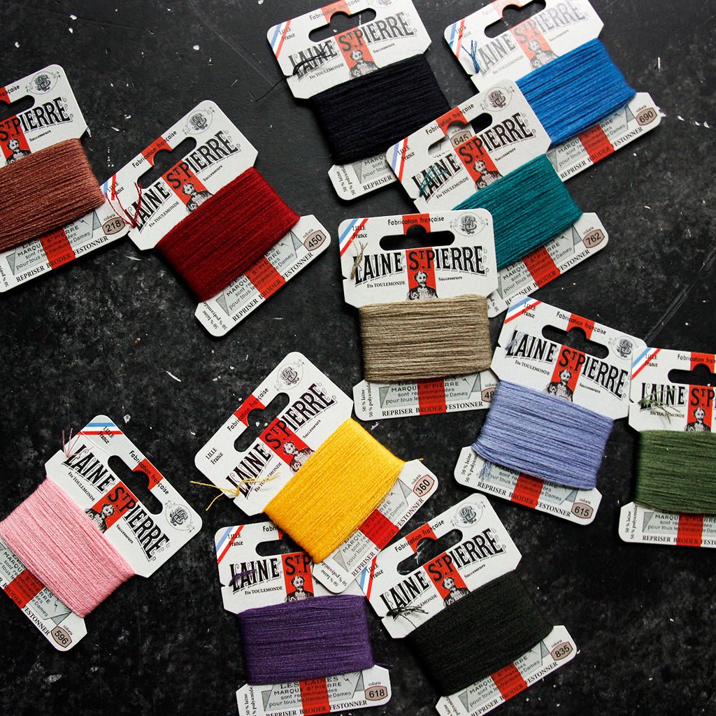 Laine-Saint-Pierre Embroidery Floss, 12 Vintage Colors    at Boston General Store