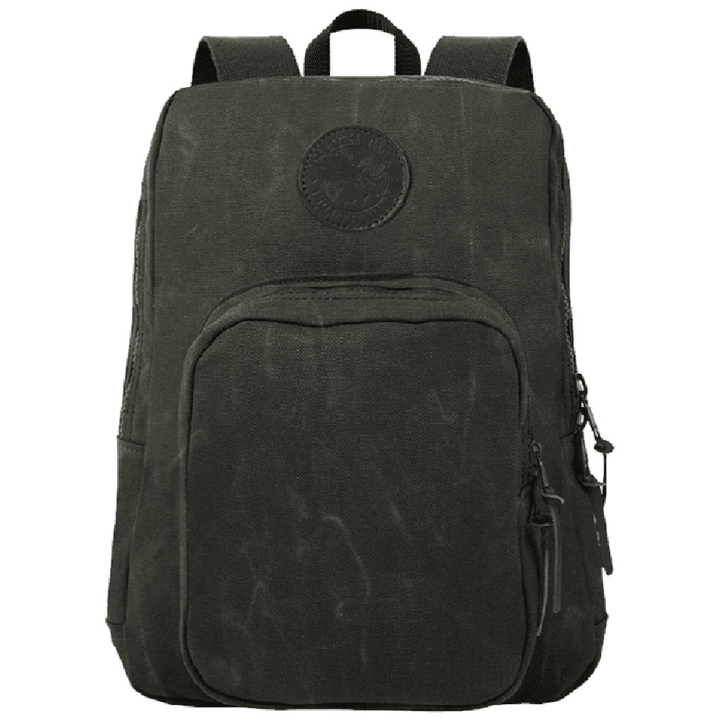 Large Standard Backpack Waxed Olive Drab   at Boston General Store