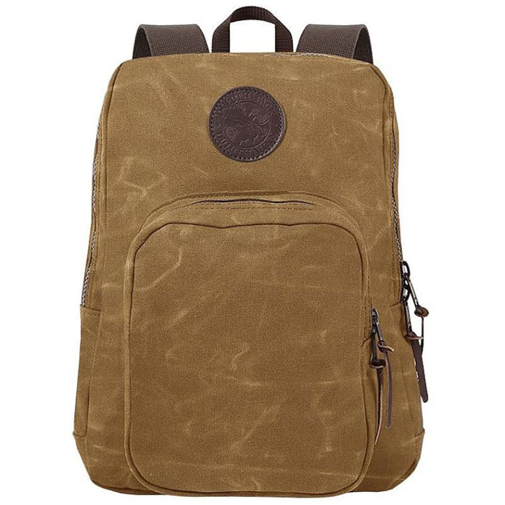 Large Standard Backpack Waxed Khaki   at Boston General Store