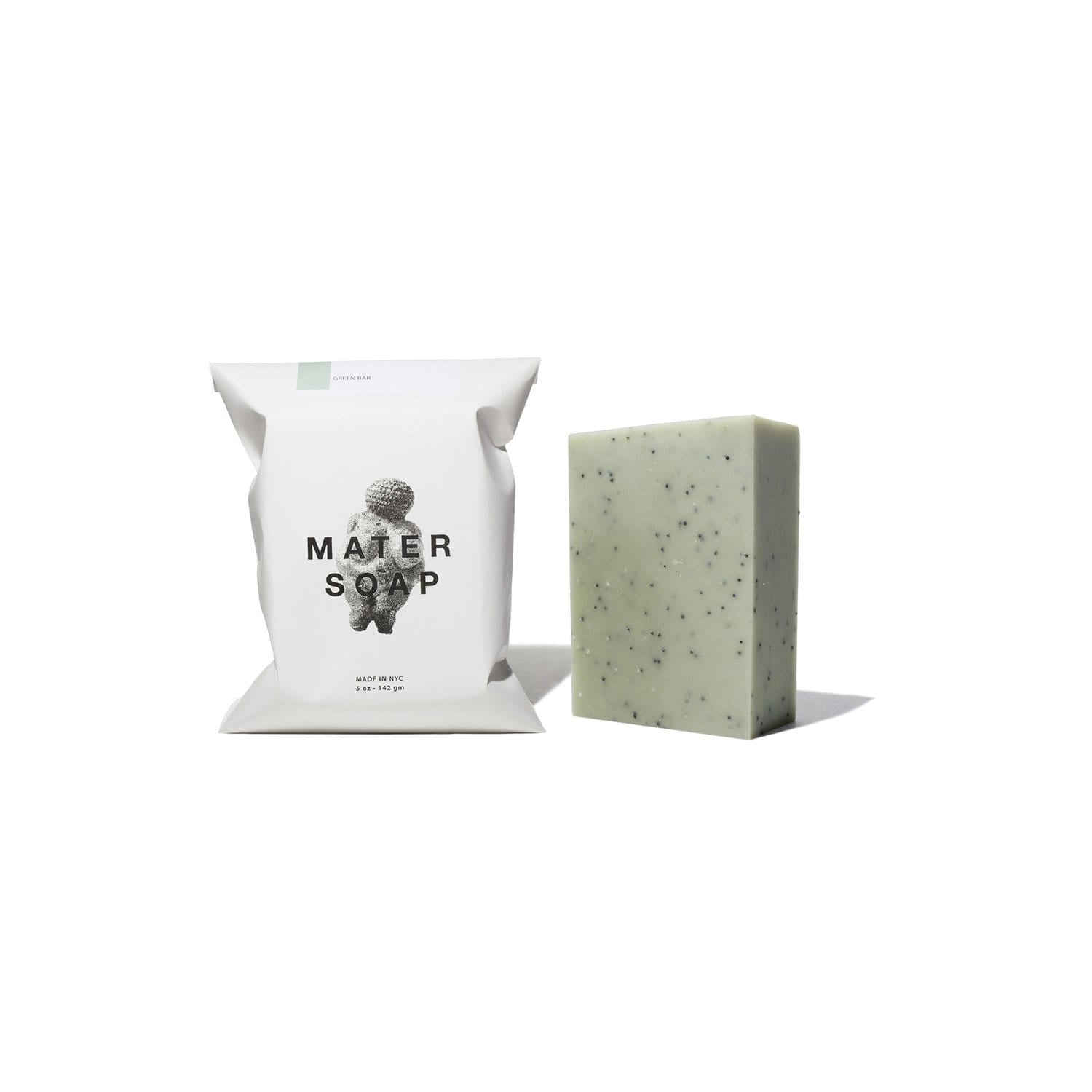 Mater Green (Basil) Bar Soap    at Boston General Store