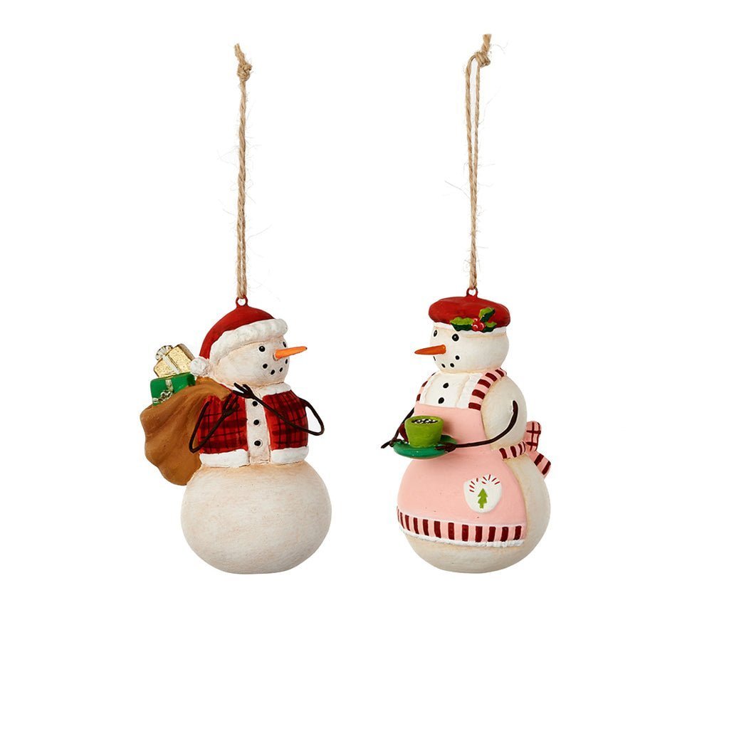 Mr and Mrs Claus Snowman Boston General Store